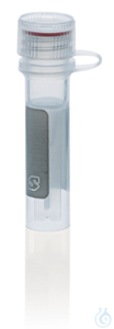 Microtube PP, à capuchon vissant PP att., 0,5 ml avec jupe non stéril. non gradu Microtubes, PP,...