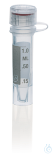 Microtube PP, attached screw cap PP 1,5 ml, selfstanding, non-sterile, grad. Microcentrifuges...
