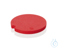 Cap insert, PP, for micro tubes, for colour coding, red, pack of 500 Cap inserts, PP, for covers...