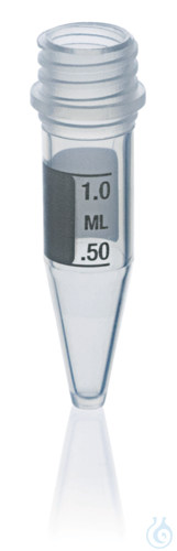 Reaktionsgefaess m.A.-Gew. PP o.Deckel, 1,5 ml,...