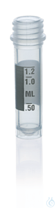 Microtube ext. thread without cap 2,0 ml, PP, selfstanding, non-ster.grad. Microtubes, PP for...