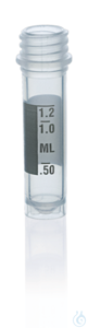 Microtube ext. thread without cap, 2,0 ml, PP, selfstanding, non-ster.grad. Microcentrifuge...