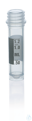 Microtube ext. thread without cap 2,0 ml, PP, s...