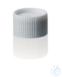 Screw cap PP, colored, with SI sealing, white non-sterile temp. -196 up to 121°C Screw cap, PP,...