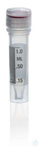 Microtube, PP, capuchon vissant, PP, 1,5 ml avec jupe y-stér.SAL 10EXP-3 grad Microtubes, avec...