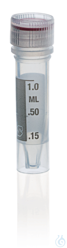 Microtube PP, bulk screw cap PP, 1,5 ml, selfst...