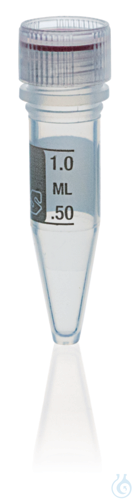 Microtube PP, bulk screw cap PP, 1,5 ml, round ...