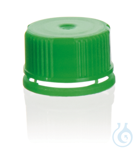 Tamper-evident screw cap, Silicone sealing, gre...
