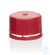 Schraubdeckel rot, mit Verschlusssicherung, unsteril, Silikondichtung, VE=1000...