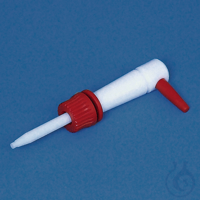 Ersatz-Küken 3NS/12, m.Sichererung, PTFE, f. Bür. 25+50 ml, mit seitlichem Hahn Ersatz-Küken mit...
