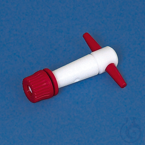 Ersatz-Küken 3 NS/12 mit Sicherung PTFE, Bohr. 2,5 mm f.Bür. 25/50 ml m.ger. Hah
