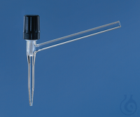 Needle-valve stopc./bur. straight stopc. f. bur.cap. 50 ml valve open.0-2,5 mm Straight...