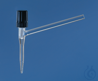 Ventilhahn f.Bür. ger.H. Boro 3.3, f. Bür. 25 ml, Ventilöffn. 0-2,5 mm Ventilhahn, gerader Hahn,...