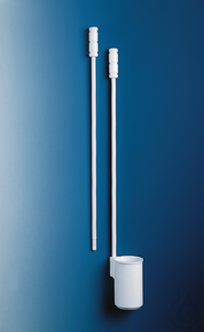 Probenschöpfer, mit Ausguss, PTFE, 100 ml, D. 55 mm, H. 65 mm Probenschöpfer, PTFE, 100 ml, mit...