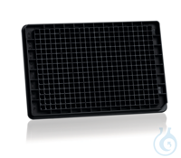 Microtiterplaat, pureGrade S, 384-well, PS Standard, zwart, F-B., 100 µl, PU=50 BRANDplates®,...