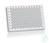 Mikrotiterplatten cellGrade 96-well, PS, weiß, Standard, F-Boden, steril, mit...