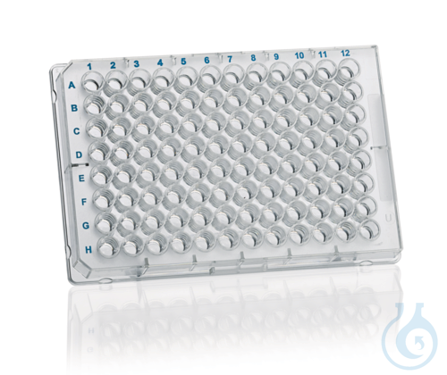 Mikrotiterpl., immunoGrade, 96-well, PS, transp...