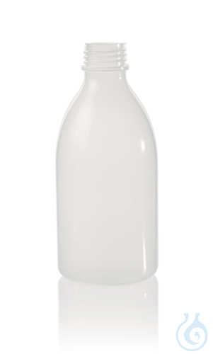Flasche, PE-LD, Enghals, 20 ml, GL 14, ohne Verschluss