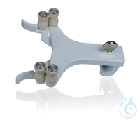 Bürettenklemme, Aluminium-Druckguss, für 1 Büretten, mit Rollenhalterung...