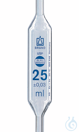 Vollpipette BLAUBRAND Kl. AS USP DE-M, 2 ml, 1 ...