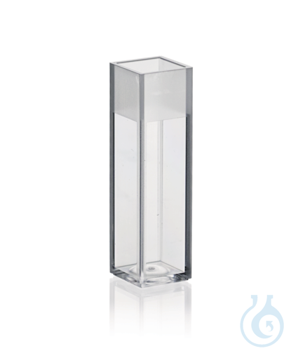 Küvette, 4 optische Fenster, makro, PS, nestn.-sort. Mindestfüllvol. 2,5 ml 100