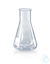 Erlenmeyer, wijde hals, Boro 3.3 50 ml, met geparelde rand en maatverdeling Erlenmeyer, wijde...