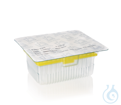 Filter tips rack PP/PE colorless, TipRack 5 - 2...
