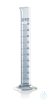 Probeta grad. alta BLAUBRAND A USP DE-M, 1000 ml:10 ml, Boro 3.3 Probetas graduadas, USP, forma...