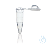 Microtube PP with lid locking 1,5 ml, clear, pack of 1000 Microtubes, PP, 1.5 ml, BIO-CERT® PCR...