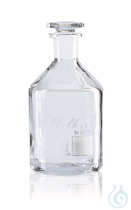 Sauerstoff-Flasche nach Winkler, 250 - 300 ml, mit Glasstopfen NS 19/26 Sauerstoff-Flaschen, nach...