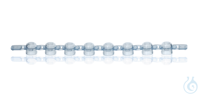 Deckel, blau für PCR-Gefäße gewölbt, 8-er Strips VE=125  PCR 8er / 12er...