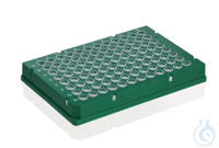 PCR-Platte 96-well, Rigid Frame, PC/PP, grün g.Rahmen Low Profile VE=50 St....