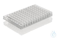 PCR-Platte 96-well, Rigid Frame, PC/PP, transp. halb.Rahmen Low Profile 50...