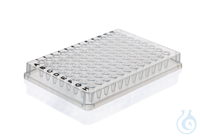 PCR-Platte, 96-well, ganzer Rahmen, Low Profile, farblos, VE=50