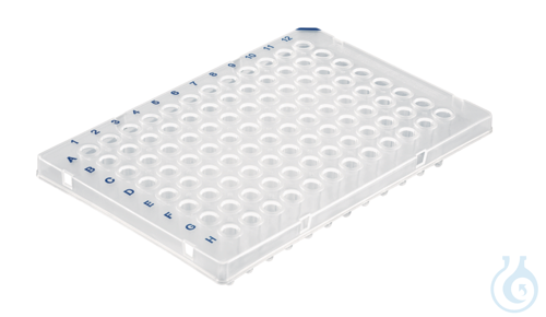 PCR-Platte, 96-well, halber Rahmen, Standardpro...