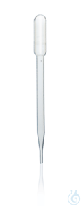 Pasteurpipette, PE-LD, ungrad., Saugvol. max. 4,0 ml Pasteurpipetten, PE-LD, Saugvolumen 4 ml,...