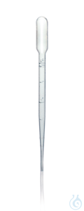 Pasteurpipette, PE-LD 2/0,5 ml, Saugvol. max. 2,0 ml