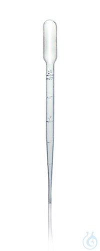 Pasteur pipette, PE-LD 2/0,5 ml, suction vol. m...