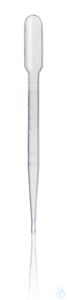 Pasteurpipette, PE-LD 3/0,5 ml, Saugvol. max. 6,2 ml Pasteurpipetten, PE-LD, 3 ml, Saugvolumen...