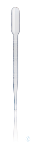 Pasteurpipette, PE-LD, 3/0,5 ml, Saugvol. max. ...