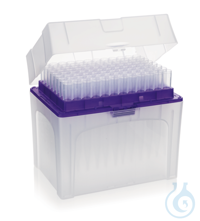 PipSpitzen pal. PP farblos, TipBox 50 -1250 µl 86 mm VE=480 Pipettenspitzen,...