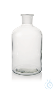 Vorratsflasche, Boro 4.1, Klarglas, 1000 ml, ohne Dosieraufsatz, NS 29/32 Vorratsflasche,...
