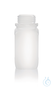 Vierkantflaschen, PE-HD, weiß, GL 80, ohne Verschluß, Weithals, 4000 ml Vierkantflasche, PE-HD,...