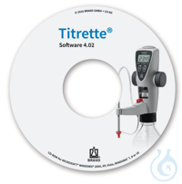 Titrette Software (CD-ROM), Version DE/EN, für Titrette mit RS 232 Software...