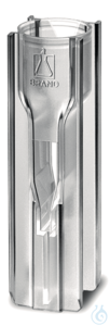 UV-Küvette mikro, Zentrumshöhe Z 15 mm, Vol. ab 70 bis 550 µl, 100 Stück UV-Küvetten, mikro,...