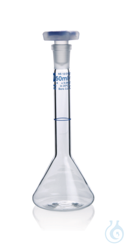 Messkolben trapezf. BLAUBRAND Kl.A DE-M, 10 ml ...