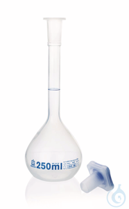 Messkolben, PMP, Kl. A, transparent, 1000 ml, NS 24/29, PP-Stopfen Messkolben, PMP, transparent,...