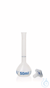 Messkolben 50 ml, PMP Kl. B, NS 12/21, PP-Stopfen, 150 mm hoch