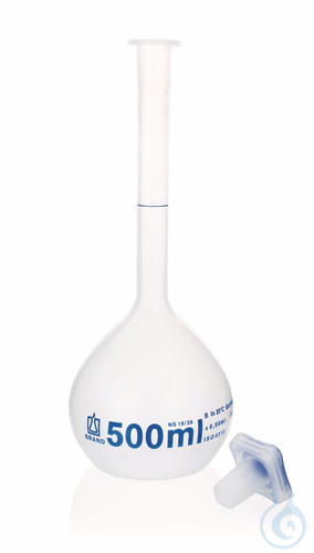 Vol. flask PP high clarity, 100 ml, NS 14/23, P...