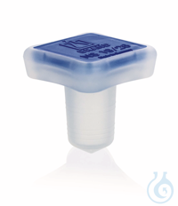 Kegelschliffstopfen, PP, NS 19/26, 4-kant, hohl, mit Dichtringen Kegelschliffstopfen, PP, hohl,...